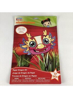 Ni Hao Kai-Lan Paper Dragon Kit Nickelodeon Honeycomb Puppet Stickers Kid Craft